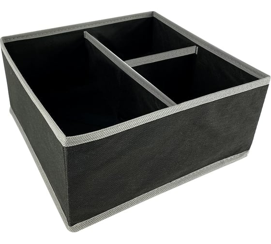 Органайзер для хранения белья ГЕЛЕОС Венге размер 28x28x13 см ВНГ-12М