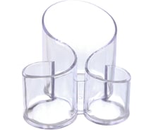 Органайзер для хранения Селфи ФАНТЭНЕГРО, прозрачный, 3 отделения, 14*14*12см (коробка) 658-242