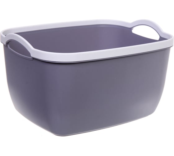 Корзина для хранения Селфи БРЭТОС, цвет пыльно - серый, 34.5*27*20см 836-675 1