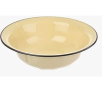 Эмалированный таз Сибирские товары 9.5 л, светлый ХТ1113