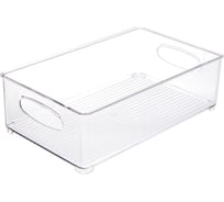 Органайзер для хранения универсальный Селфи ФЛАТТО, прозрачный, 25.5*15*7см 965-405