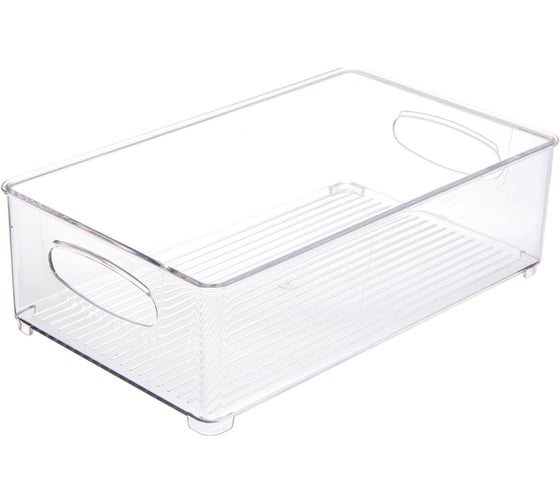 Органайзер для хранения универсальный Селфи ФЛАТТО, прозрачный, 25.5*15*7см 965-405 1