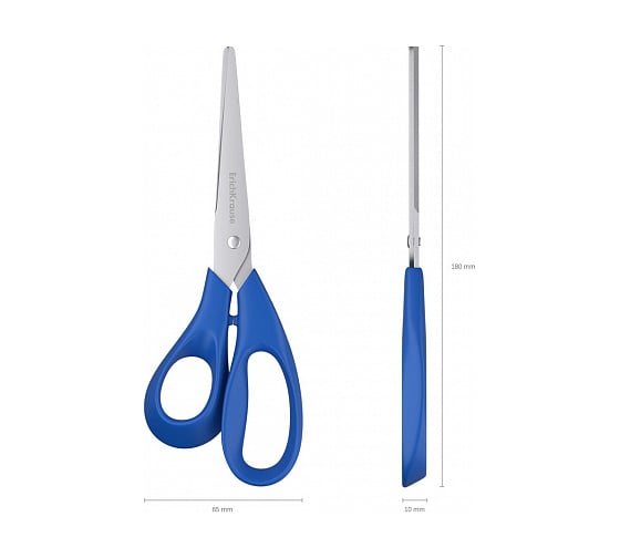 Ножницы для левшей ErichKrause Dynamic, 18 см 21884