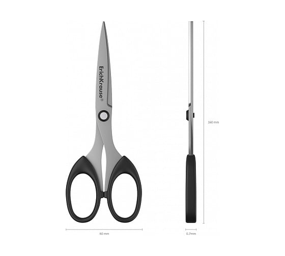 Ножницы ErichKrause Top Model, 16 см 14854