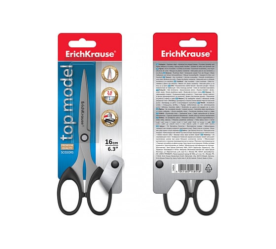 Ножницы ErichKrause Top Model, 16 см 14854