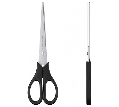 Ножницы ErichKrause Лёгкий рез, 19 см, черный 21881