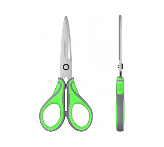 Ножницы ErichKrause Megapolis, 16.5 см, серо-зелёный 44887 1