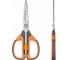 Ножницы ErichKrause Protector Lock, 15.5 см с фиксатором, серо-оранжевый 48055 1
