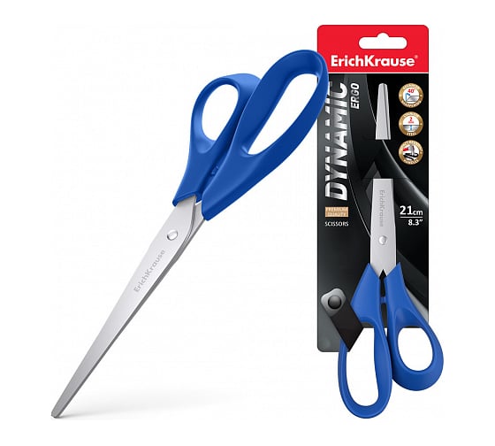 Ножницы ErichKrause Dynamic, 21 см 50031