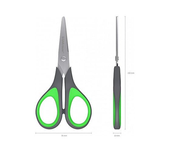 Ножницы ErichKrause Standard+, 15 см 35098