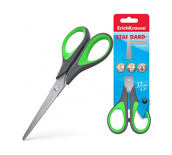Ножницы ErichKrause Standard+, 17 см 35099