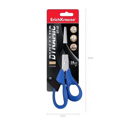 Ножницы ErichKrause Dynamic, 18 см 14869