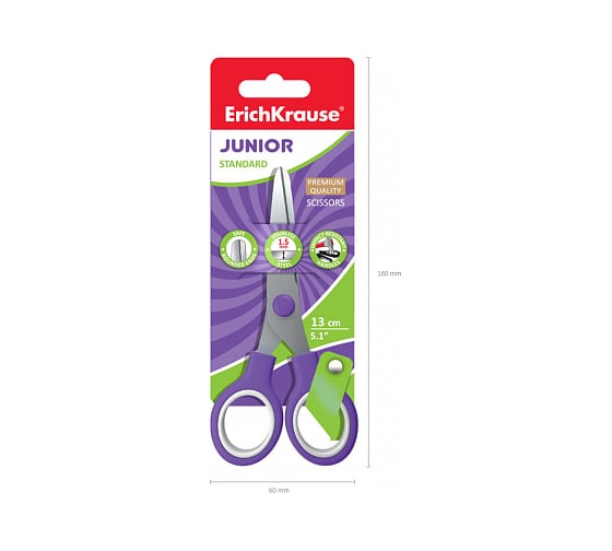 Ножницы ErichKrause EJunior, 13 см 35505