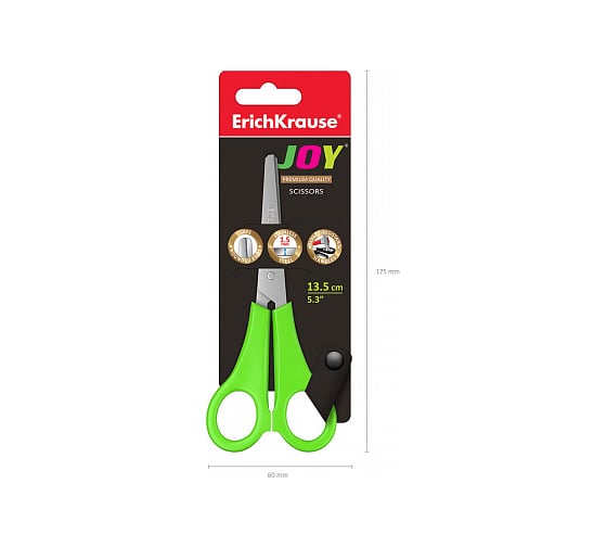 Ножницы ErichKrause Joy, 13.5 см 15033
