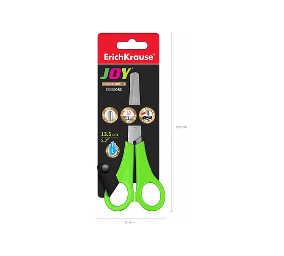 Ножницы для левшей ErichKrause Joy, 13.5 см 30790