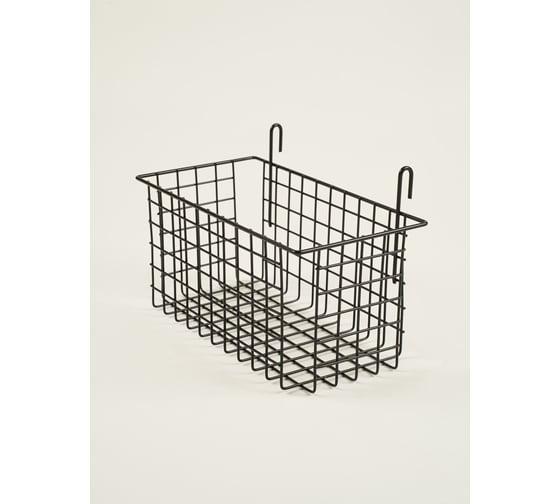 Корзина на сетку ПК МАГС 300х155х150, черный матовый 04-01602 1