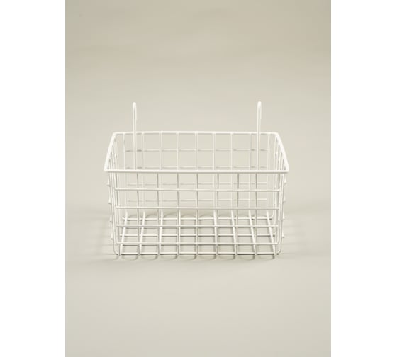 Корзина на сетку ПК МАГС 220х130х120, белый 04-01606 1
