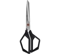 Ножницы BRAUBERG Super black 220 мм, черные, 3-х сторонняя заточка, ручки из ABS пластика, 238855