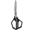 Ножницы BRAUBERG Super black 220 мм, черные, 3-х сторонняя заточка, ручки из ABS пластика, 238855 1