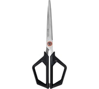 Ножницы BRAUBERG Super black 170 мм, черные, 3-х сторонняя заточка, ручки из ABS пластика, 238854