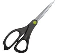 Ножницы  BRAUBERG NUMBER ONE, 210 мм, черные, 3-х сторонняя заточка, эргономичные ручки 238850