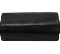 Мешки для мусора LAIMA 60л черные в рулоне 30 штук особо прочные, ПВД 30 мкм, 58x68см 702658