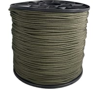Шнур плетеный полипропиленовый ООО Оптхозторг 4 мм 250 м, хаки 1040Х250