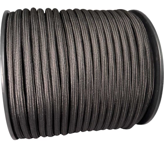 Шнур плетеный полипропиленовый ООО Оптхозторг 18 мм 25 м, черный 118125