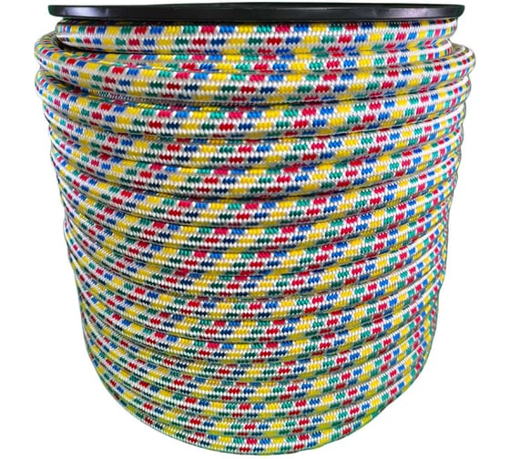 Шнур плетеный полипропиленовый ООО Оптхозторг 18 мм 100 м, цветной 1180100