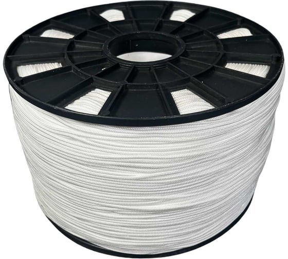 Шнур плетеный полипропиленовый ООО Оптхозторг 2 мм 1000 м, белый 10221000