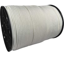 Шнур плетеный полиамидный ООО Оптхозторг 6 мм 400 м, белый 2062400