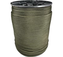 Шнур плетеный полиамидный ООО Оптхозторг 6 мм 400 м, хаки 2060Х400