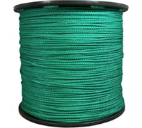 Шнур вязаный ООО Оптхозторг полипропиленовый 3 мм 1000 м зеленый 30361000