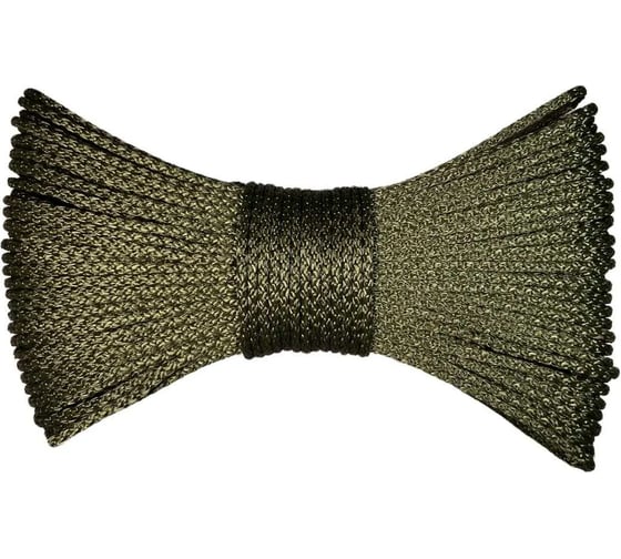 Шнур плетеный ООО Оптхозторг полиамидный 6 мм 200 м хаки 2060Х200 1