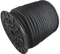 Шнур плетеный ООО Оптхозторг полиамидный 16 мм 100 м черный 2161100