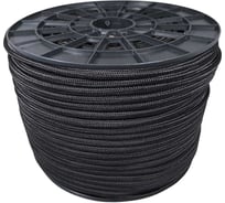 Шнур плетеный ООО Оптхозторг полиамидный 10 мм 200 м черный 2101200