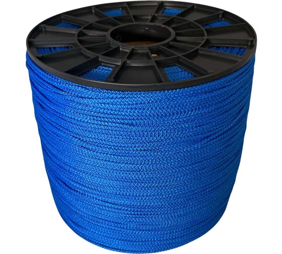 Шнур вязаный ООО Оптхозторг полипропиленовый 3 мм 1000 м синий 30341000