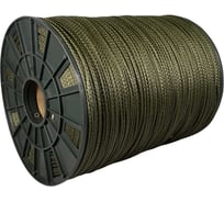 Шнур вязаный ООО Оптхозторг полипропиленовый 4 мм 1000 м хаки 3040Х1000