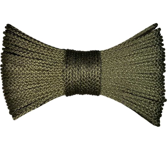 Шнур вязаный ООО Оптхозторг полипропиленовый 4 мм 1000 м хаки 3040Х1000 1