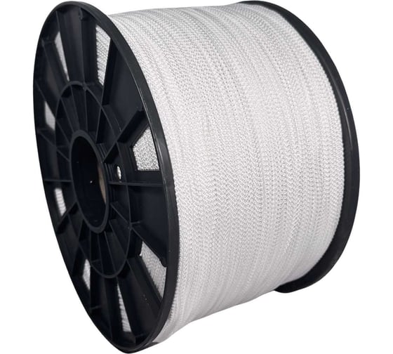 Шнур вязаный ООО Оптхозторг полипропиленовый 2 мм 1000 м белый 30221000