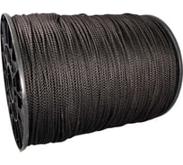 Шнур вязаный ООО Оптхозторг полипропиленовый 4 мм 1000 м черный 30411000