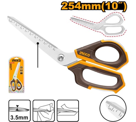 Ножницы INGCO INDUSTRIAL 254 мм (12/72) HSCRS25088