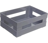 Ящик - органайзер универсальный для хранения складной Селфи ДЭСПО, цвет пудрово-серый, 23*15.5*8см 564-147