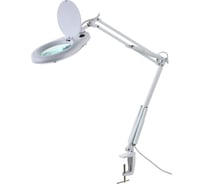 Лупа настольная с бестеневой Zhongdi ZD-129A LED подсветкой, c опорой на струбцине (5D) 87-1290 00-00017164