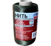 Нить-шпагат крученая Шнурком ПА цветная 1мм, 500м Нкр1па777Вт500м