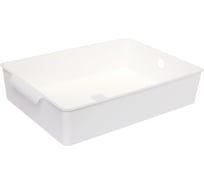 Корзина-органайзер для хранения Селфи ДАЛЛЕТ, цвет белый,34*22.5*7см 836-885