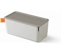 Настольный ящик для хранения DELI, размер 212x105x93.5 мм, светло-серый XDM10-GR