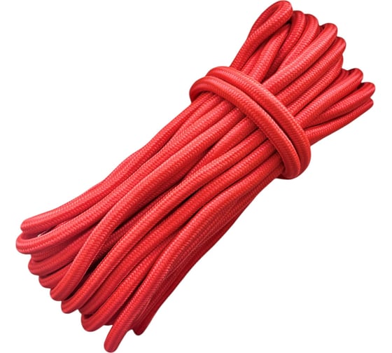 Шнур плетеный Шнурком с сердечником ПП 12мм высокопрочный 20м цвет 777 12В810пп777М20м