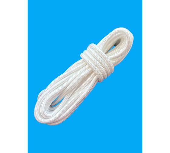 Шнур плетеный Шнурком с сердечником ПП 12мм высокопрочный 10м цвет 777 12В810пп777М10м