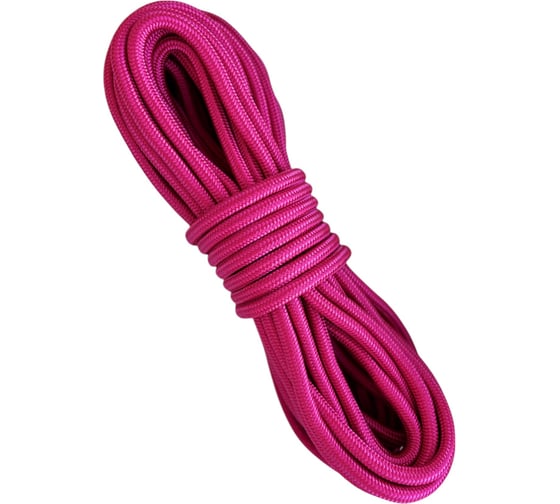 Шнур плетеный Шнурком с сердечником ПП 8мм высокопрочный 20м цвет 777 8В810пп777М20м